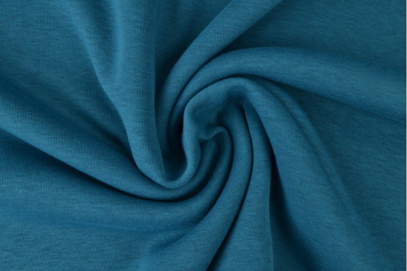 Alpenfleece-Strick Stoff sweat dunkelpetrol