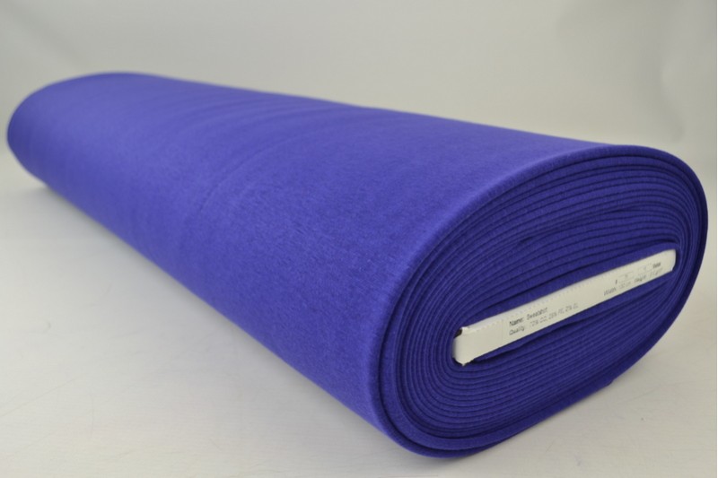 Alpenfleece-Strick Stoff sweat dunkelblau, Rolle