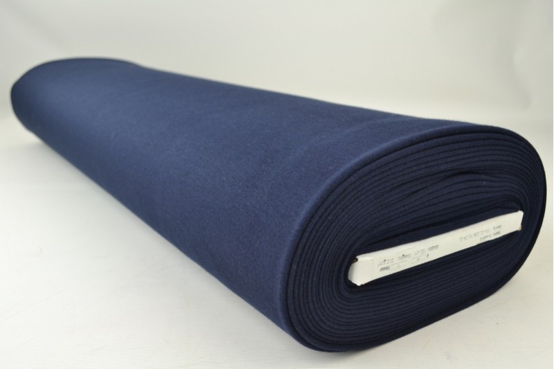Alpenfleece-Strick Stoff sweat marine, Rolle