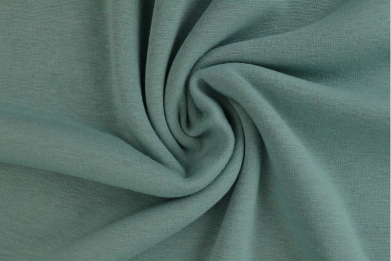 Alpenfleece-Strick Stoff sweat vieux grün