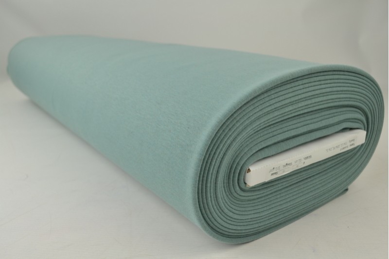 Alpenfleece-Strick Stoff sweat vieux grün, Rolle