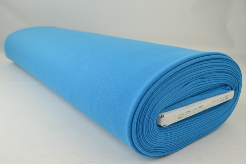 Alpenfleece-Strick Stoff sweat petrol, Rolle