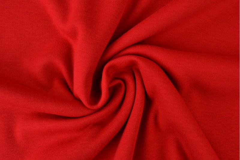 Alpenfleece-Strick Stoff sweat rot