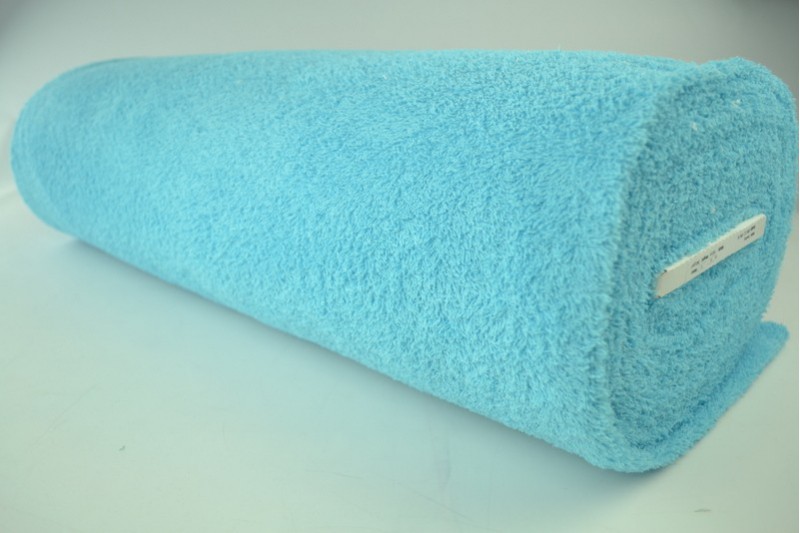 Baumwollfrottee Frottee aquablau, Rolle