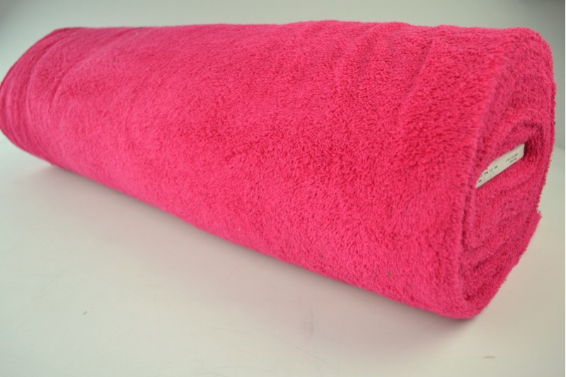 Baumwollfrottee Frottee fuchsia, Rolle