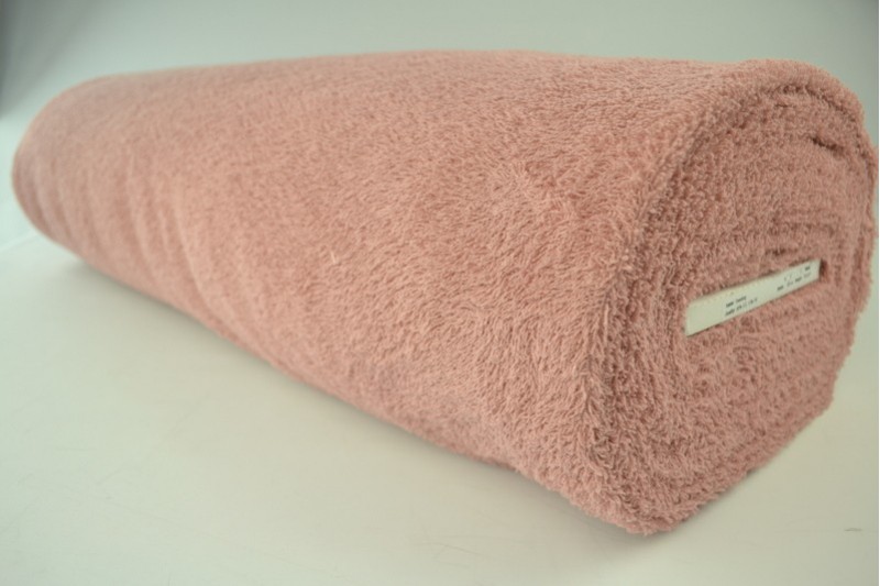Baumwollfrottee Frottee vieux rosa, Rolle
