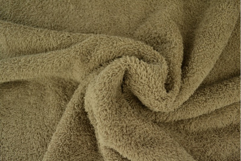 Baumwollfrottee Frottee taupe