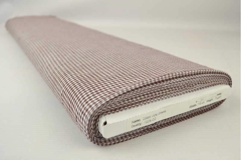 Bauernkaro Vichy 05-01 braun, Rolle