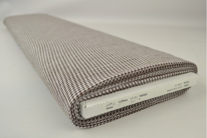 Bauernkaro Vichy 05-06 dunkelbraun, Rolle