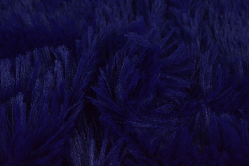 Langhaarfell dunkelblau