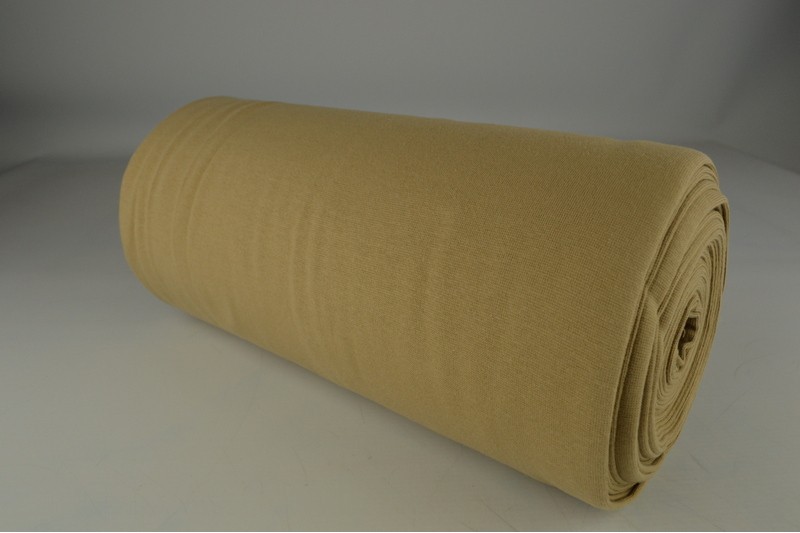 Glattes Bündchen Bündchen beige, Rolle