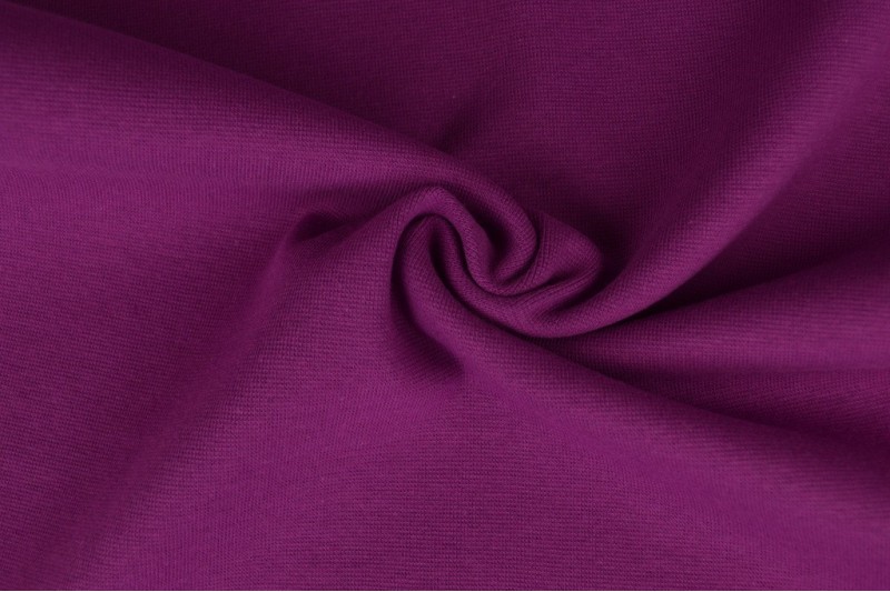 Glattes Bündchen Bündchen cassis