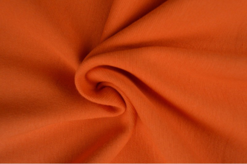 Glattes Bündchen Bündchen orange