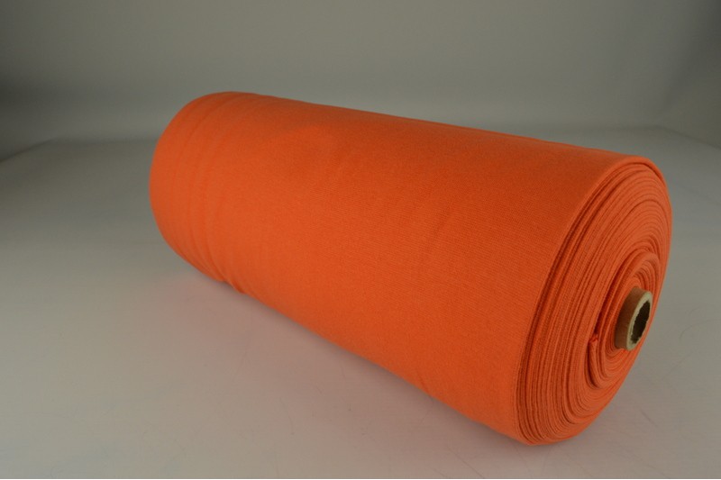 Glattes Bündchen Bündchen orange, Rolle