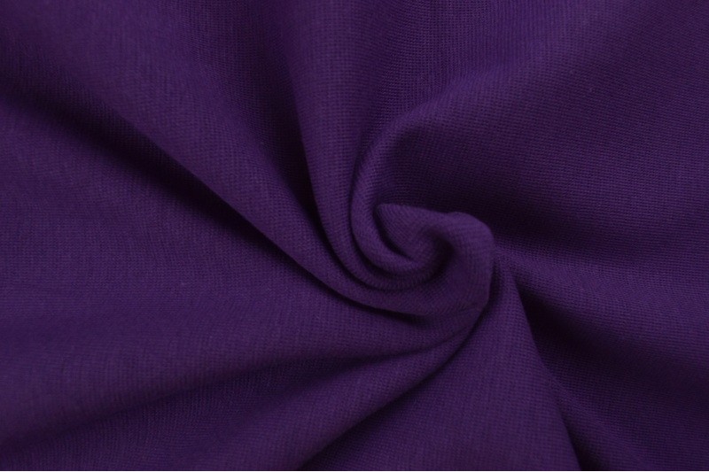 Glattes Bündchen Bündchen violettt
