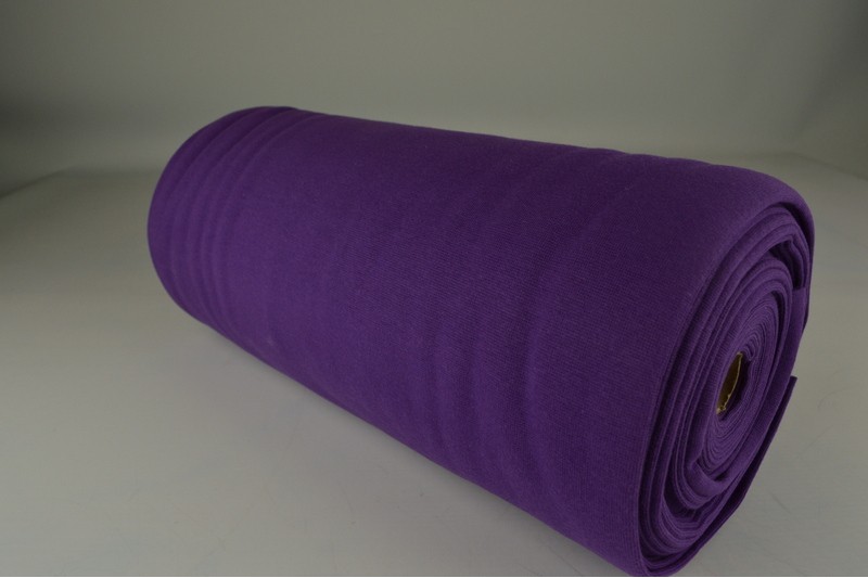 Glattes Bündchen Bündchen violettt, Rolle