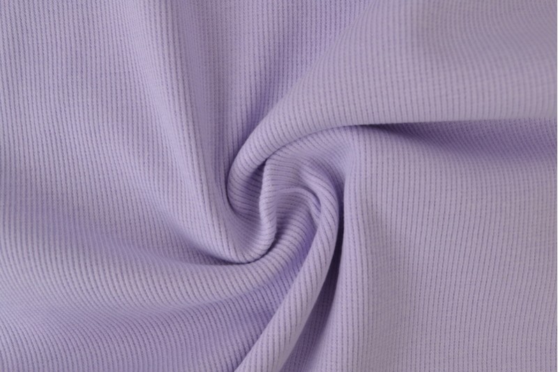 Feinrippbündchen lavendel