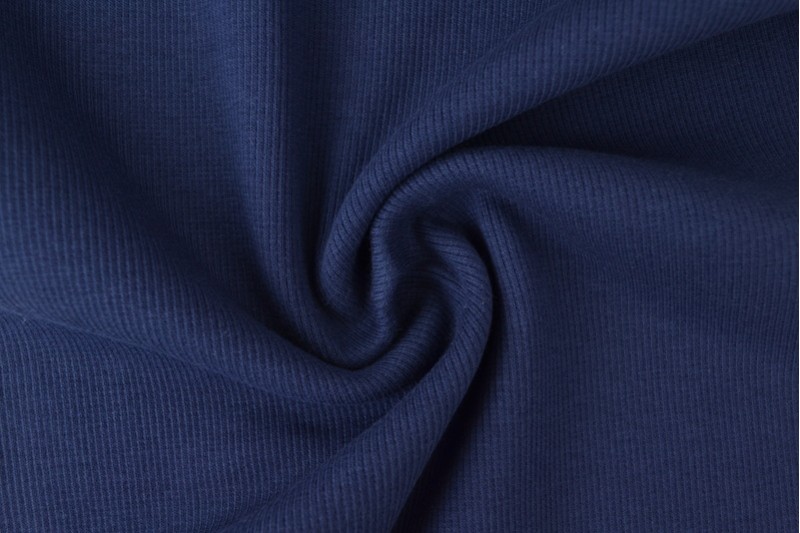 Feinrippbündchen navy