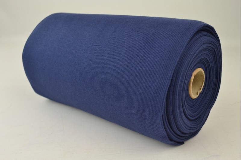 Feinrippbündchen navy, Rolle
