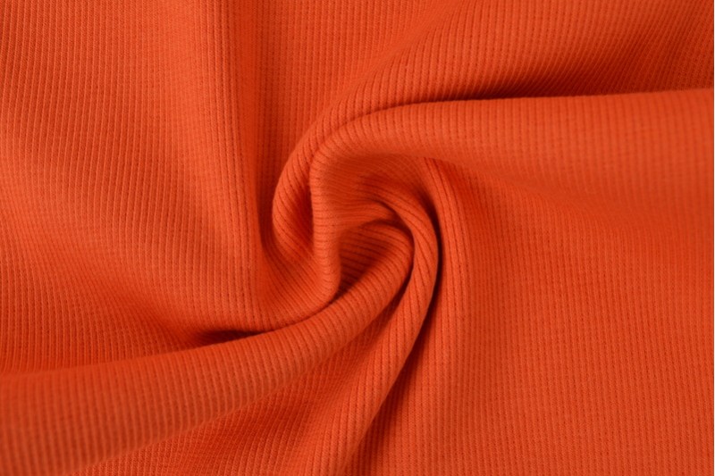 Feinrippbündchen orange
