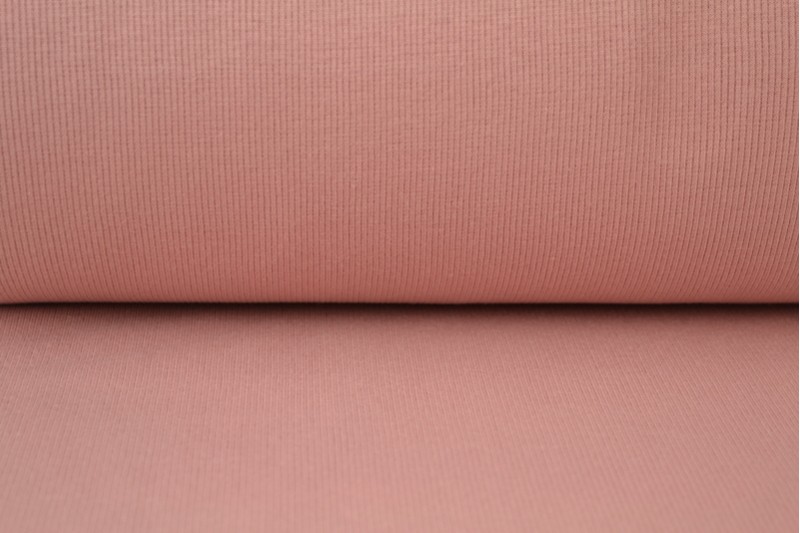 Feinrippbündchen vieux rosa