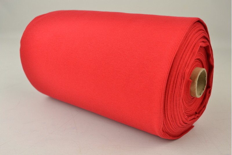 Feinrippbündchen rot, Rolle