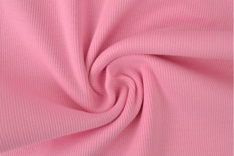 Feinrippbündchen rosa
