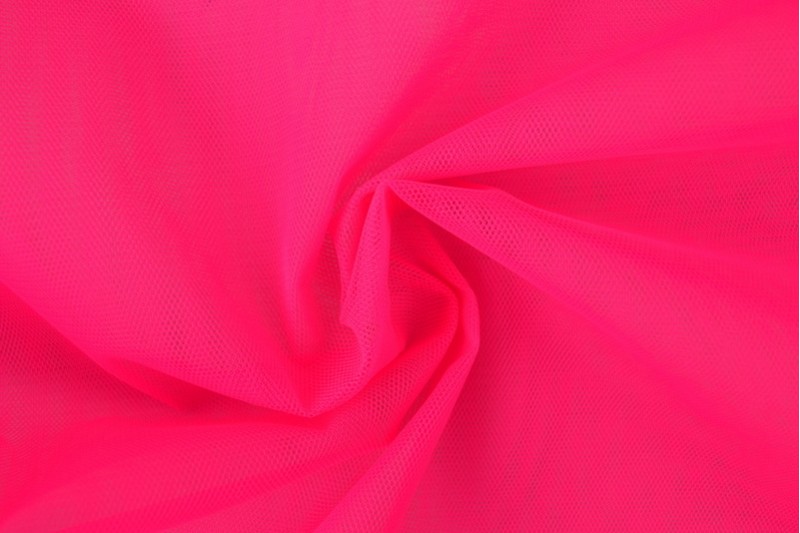 Schwer entflammbarer Tüll 300 Tüll ignifuge 300 cm breit neonrosa