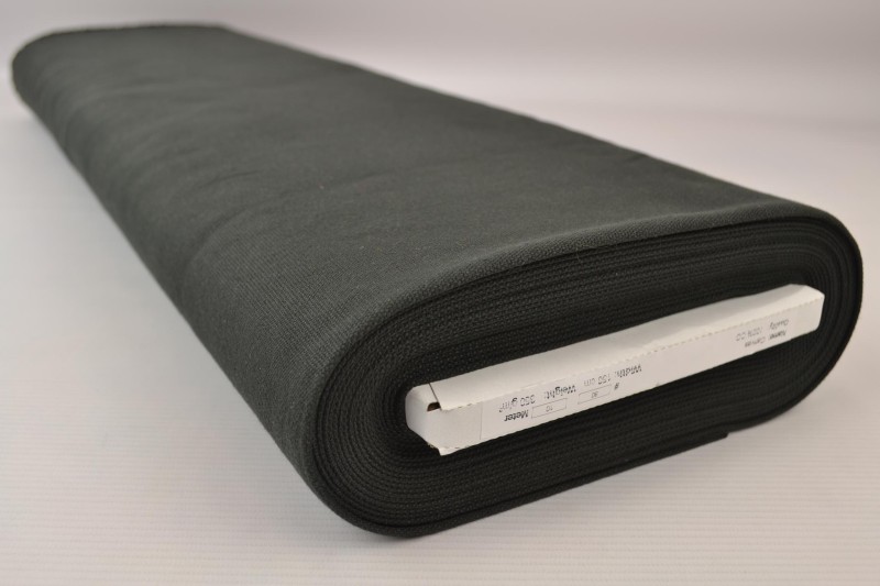 Baumwollcanvas 350 g/m² anthrazit, Rolle