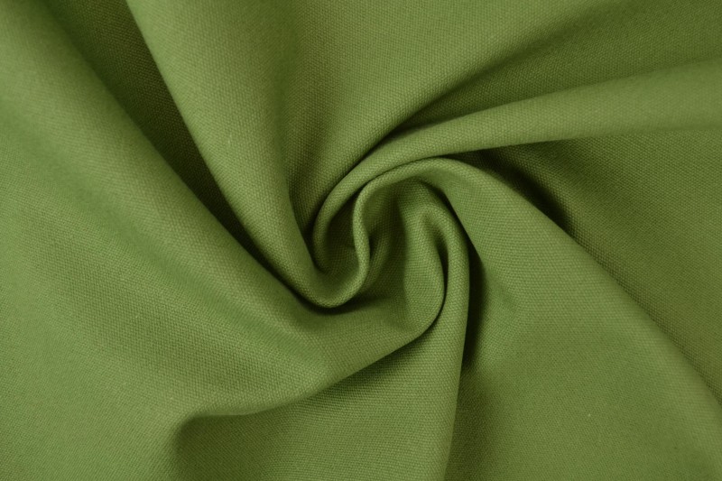Baumwollcanvas 350 g/m² moosgrün
