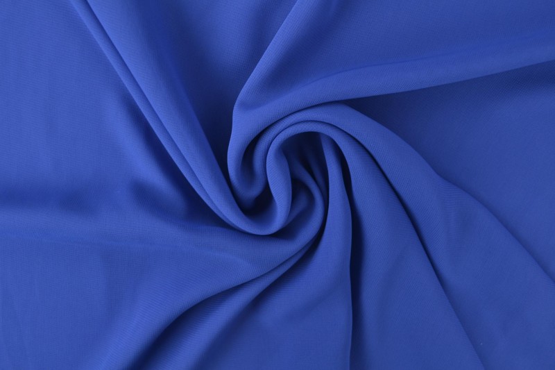 Musselin (Chiffon) blau
