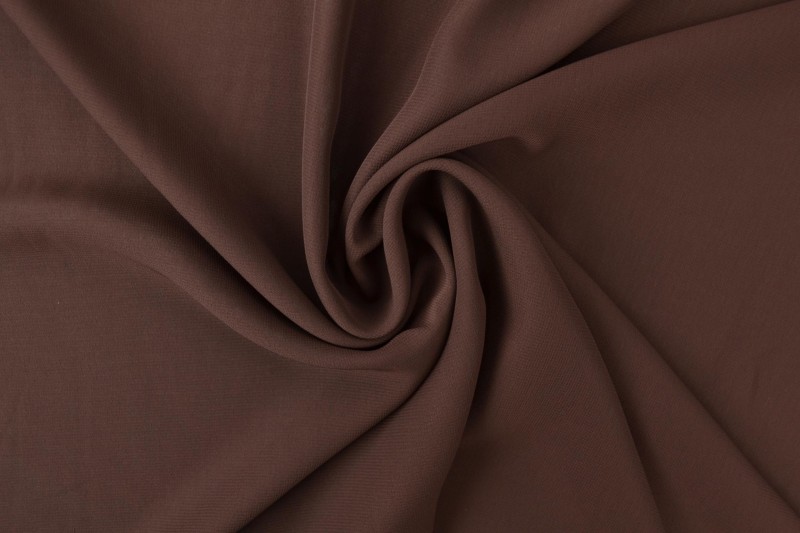 Musselin (Chiffon) braun