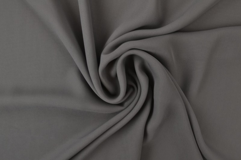 Musselin (Chiffon) dunkelgrau
