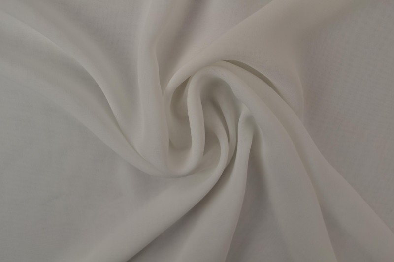 Musselin (Chiffon) gebrochenes Weiß
