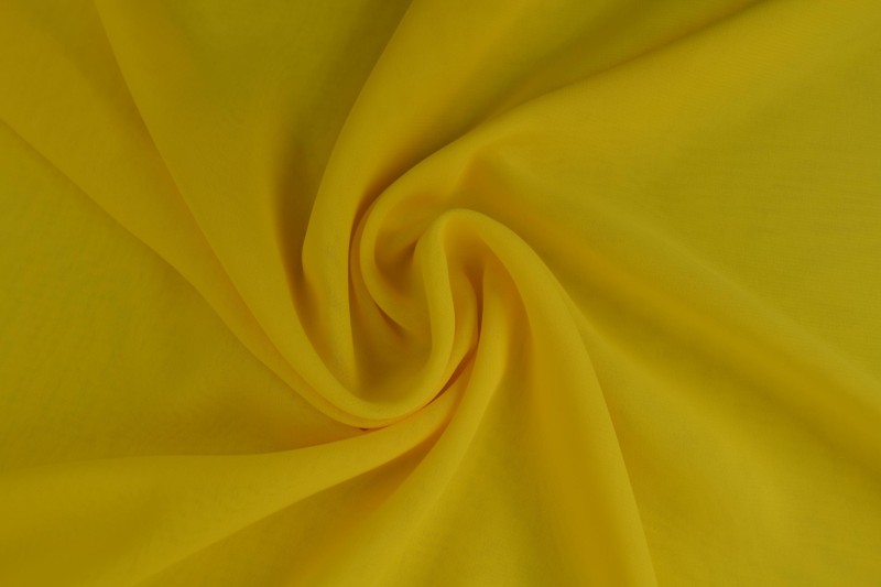 Musselin (Chiffon) gelb