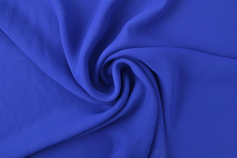 Musselin (Chiffon) kobaltblau