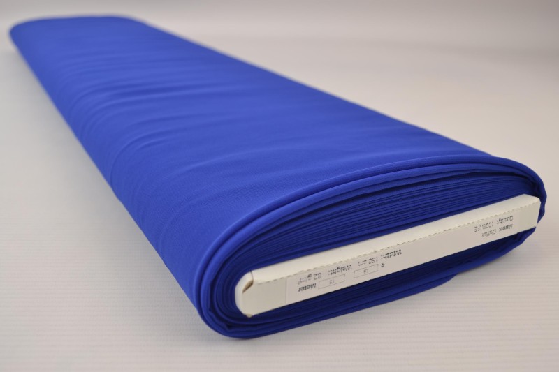 Musselin (Chiffon) kobaltblau, Rolle