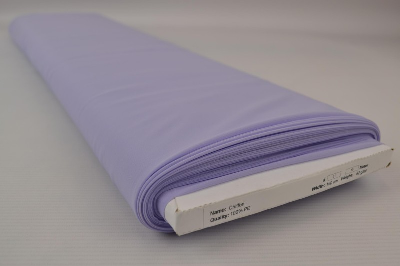 Musselin (Chiffon) lavendel, Rolle