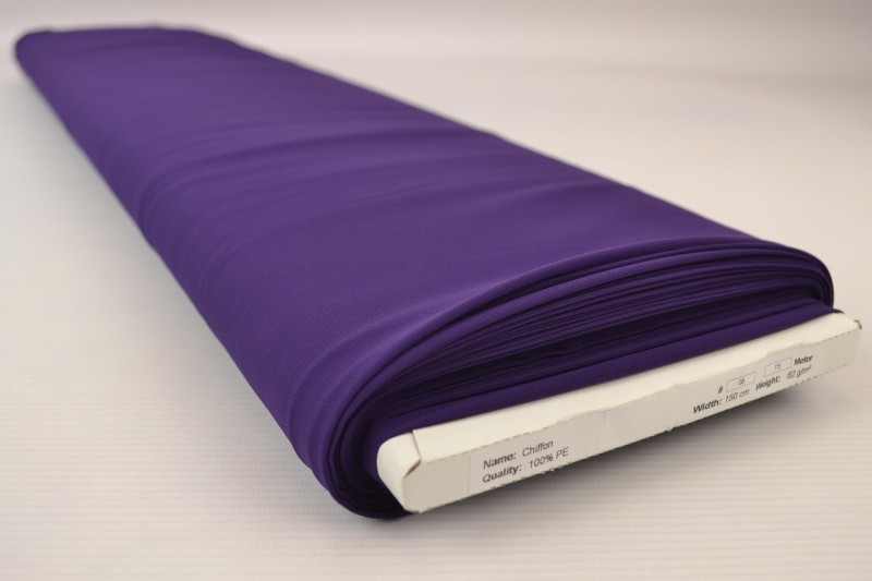 Musselin (Chiffon) violettt, Rolle