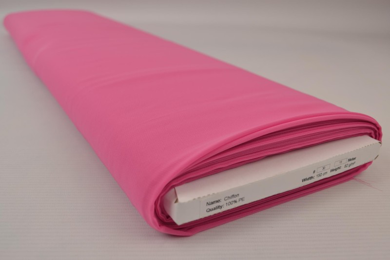 Musselin (Chiffon) rosa, Rolle