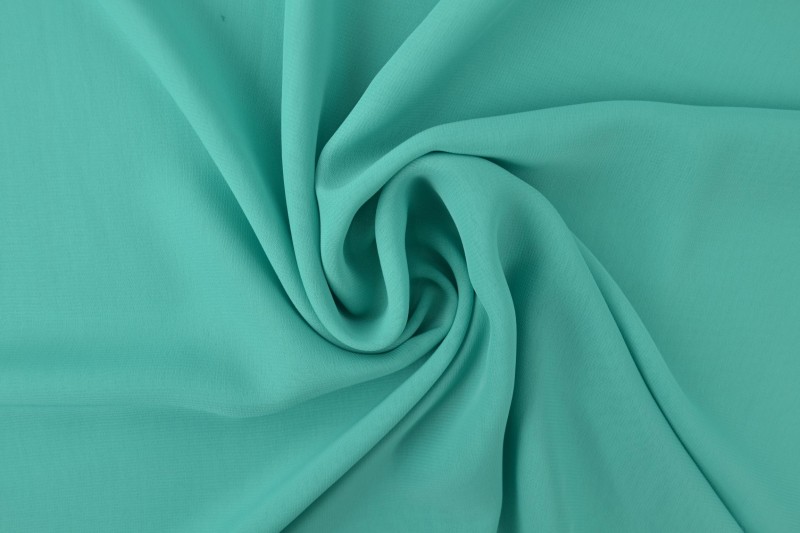 Musselin (Chiffon) türkis