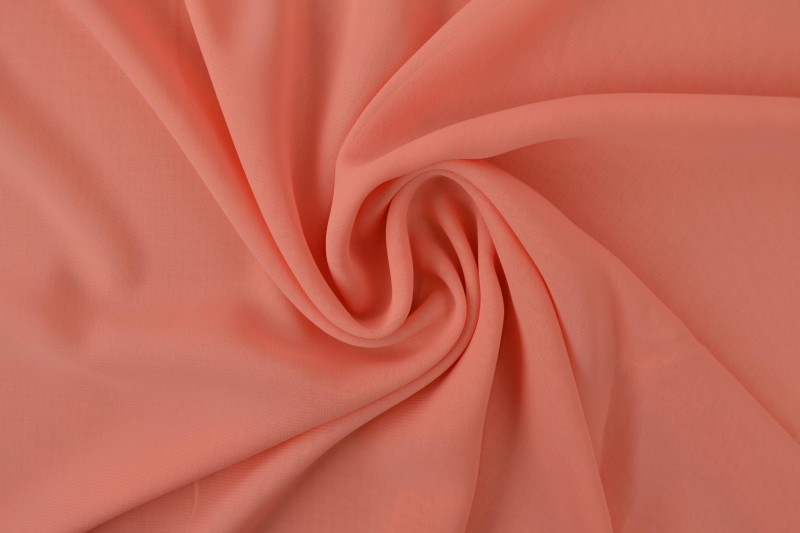 Musselin (Chiffon) lachsrosa