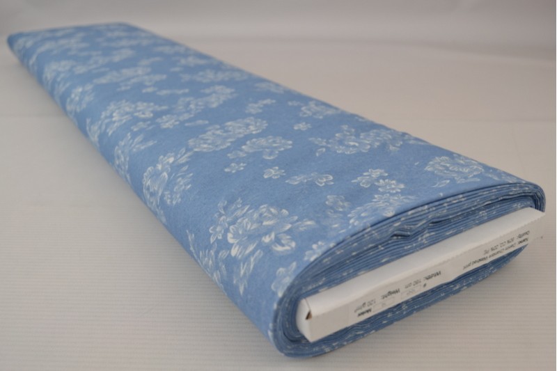 Bedruckter gewaschener Chambray-Denim bedruckt 12-01, Rolle