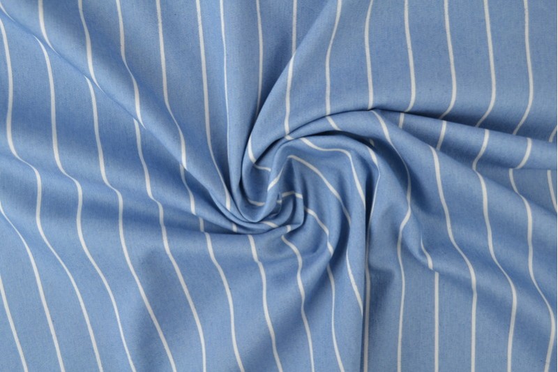 Bedruckter gewaschener Chambray-Denim bedruckt 13-01