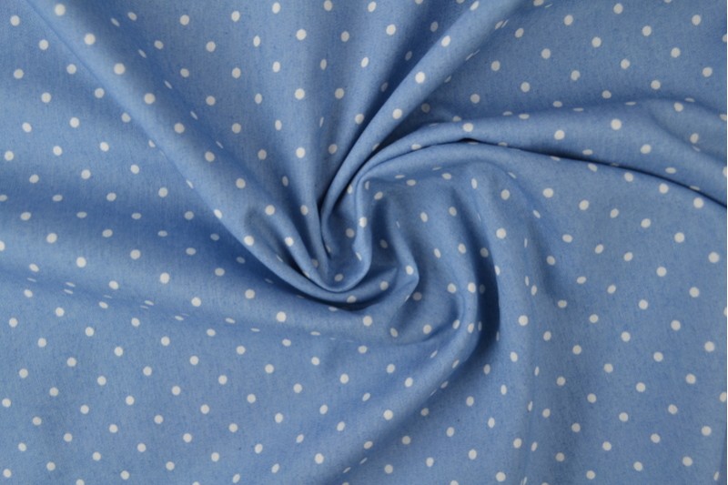 Bedruckter gewaschener Chambray-Denim bedruckt 14-01