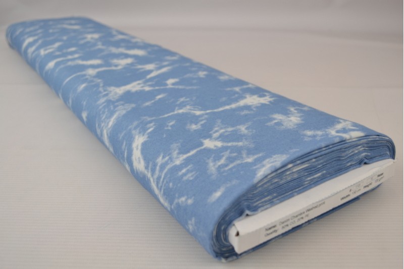 Bedruckter gewaschener Chambray-Denim bedruckt 17-01, Rolle