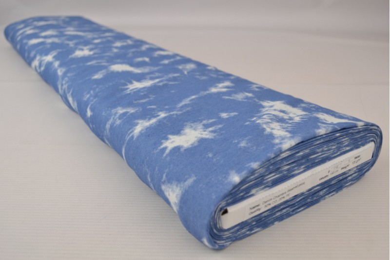 Bedruckter gewaschener Chambray-Denim bedruckt 17-02, Rolle