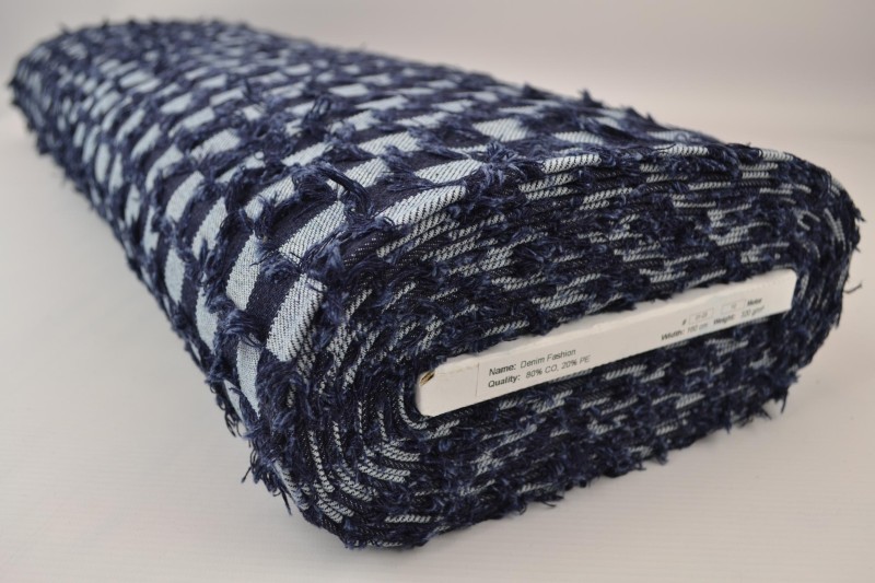 Fashion-Denim checks frayed 01-03, Rolle