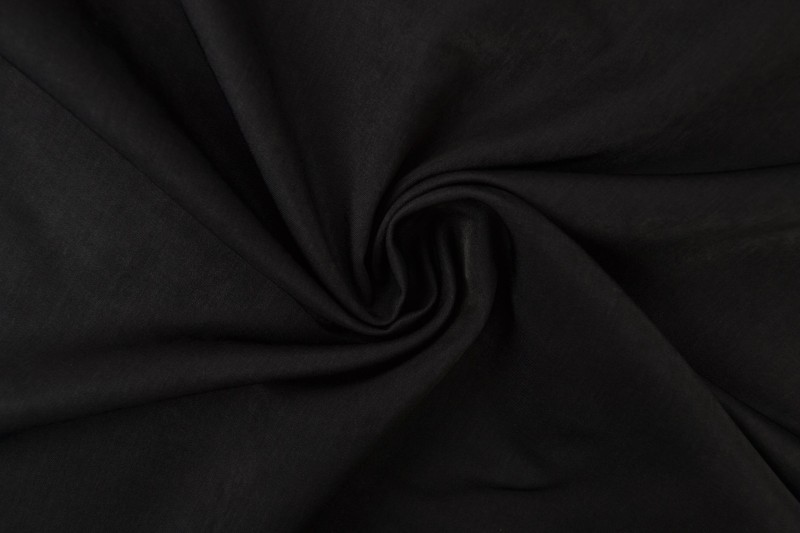 Viskose Shine Denim-Optik Viskose denim-look glänzend schwarz