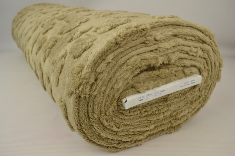 Pfoten-Fleece beige, Rolle